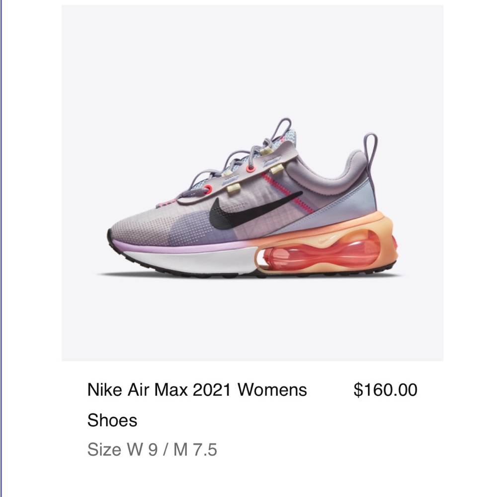 Nike Air Max 2021 Women’s shoes size 9